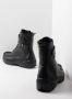 Wolky Hoge veterschoenen Reach zwart leer - Thumbnail 2