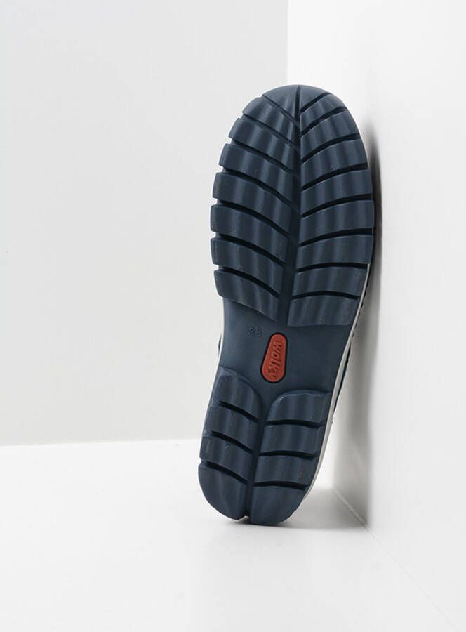 Wolky Veterschoenen Reach zwart wit leer