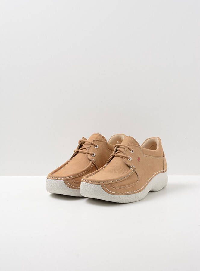 Wolky Veterschoenen Roll Shoe beige nubuck - Foto 6