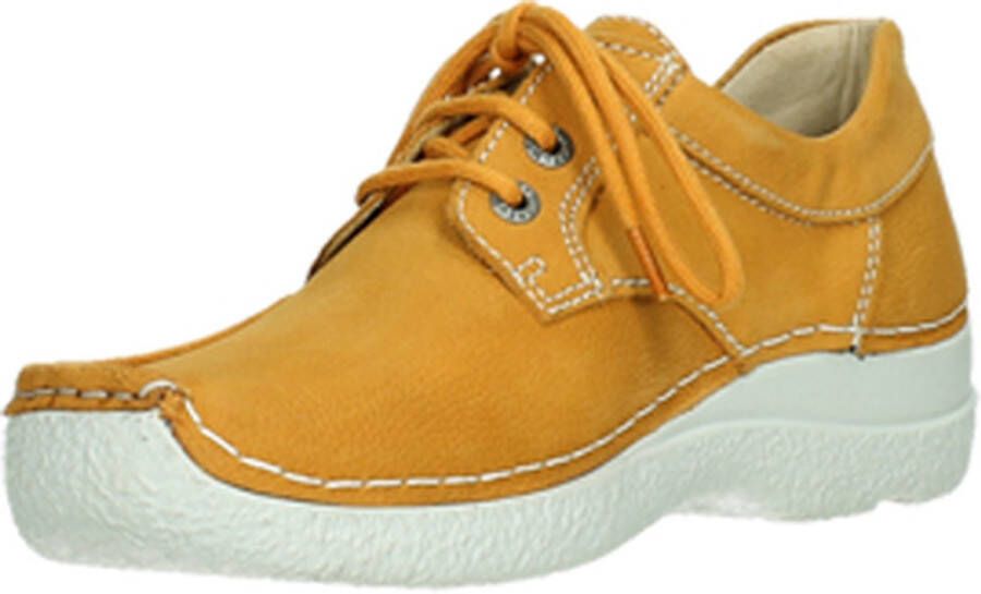 Wolky Veterschoenen Seamy Up oranje nubuck - Foto 6