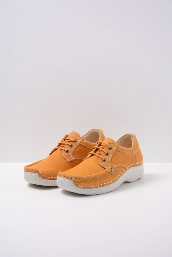 Wolky Veterschoenen Seamy Up oranje nubuck - Foto 7