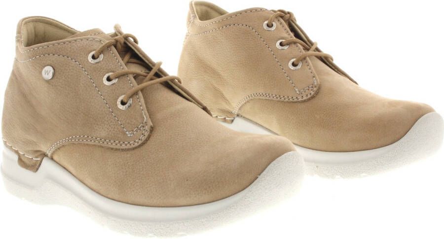 Wolky Veterschoenen Truth beige nubuck