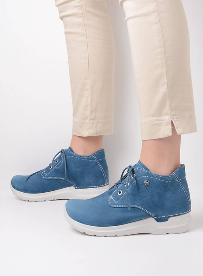 Wolky Veterschoenen Truth HV atlantisch blauw nubuck