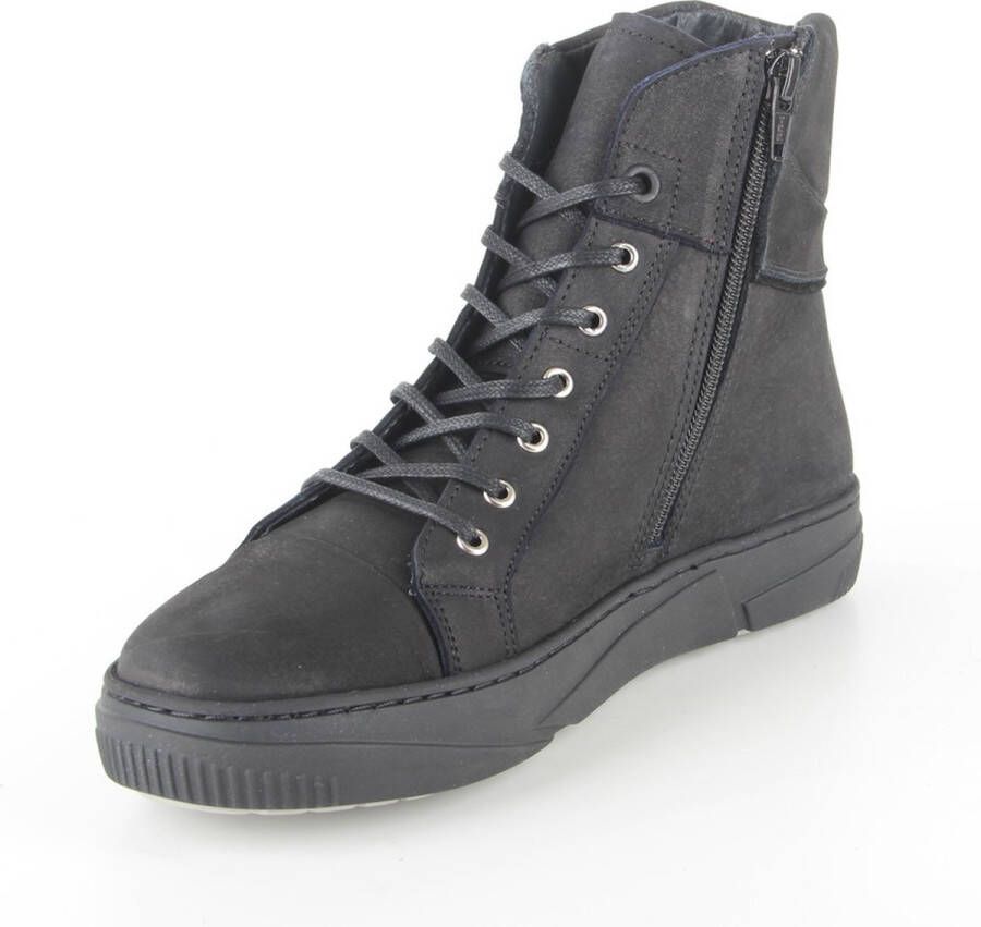 Wolky Veterschoenen Wheel zwart nubuck