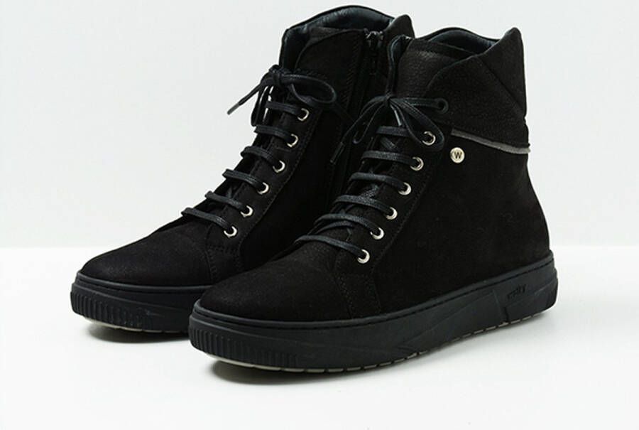 Wolky Zwarte Veterschoenen Wheel Longbeach Nubuck - Foto 9