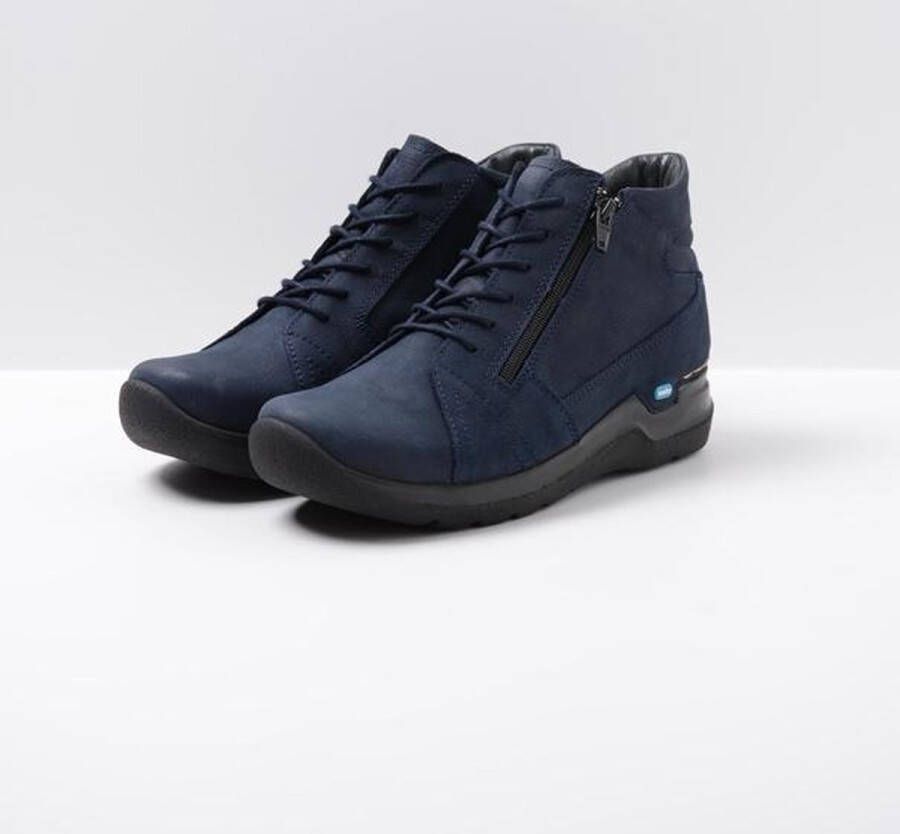 Wolky Veterschoenen Why blauw nubuck