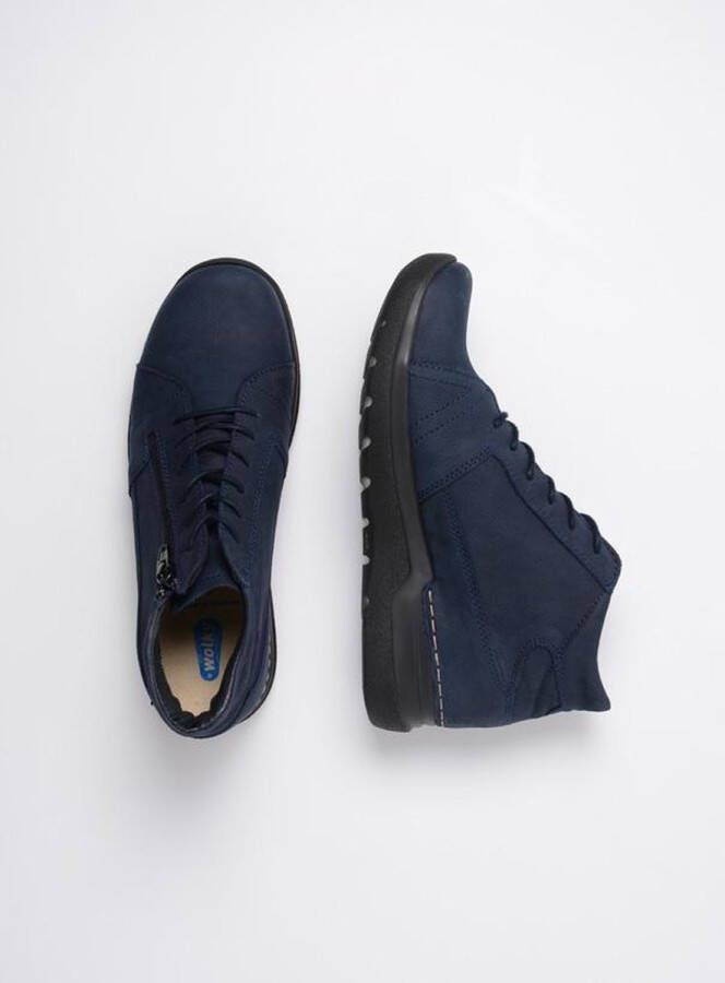 Wolky Veterschoenen Why blauw nubuck