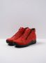 Wolky Hoge Sneakers 06606 Why 11505 donker rood nubuck - Thumbnail 8