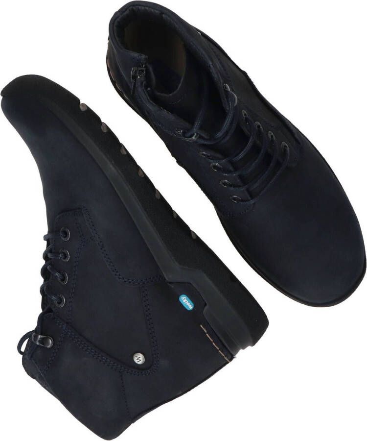 Wolky Veterschoenen Whynot blauw nubuck