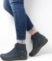 Wolky Hoge veterschoenen Whynot blauw nubuck - Thumbnail 6