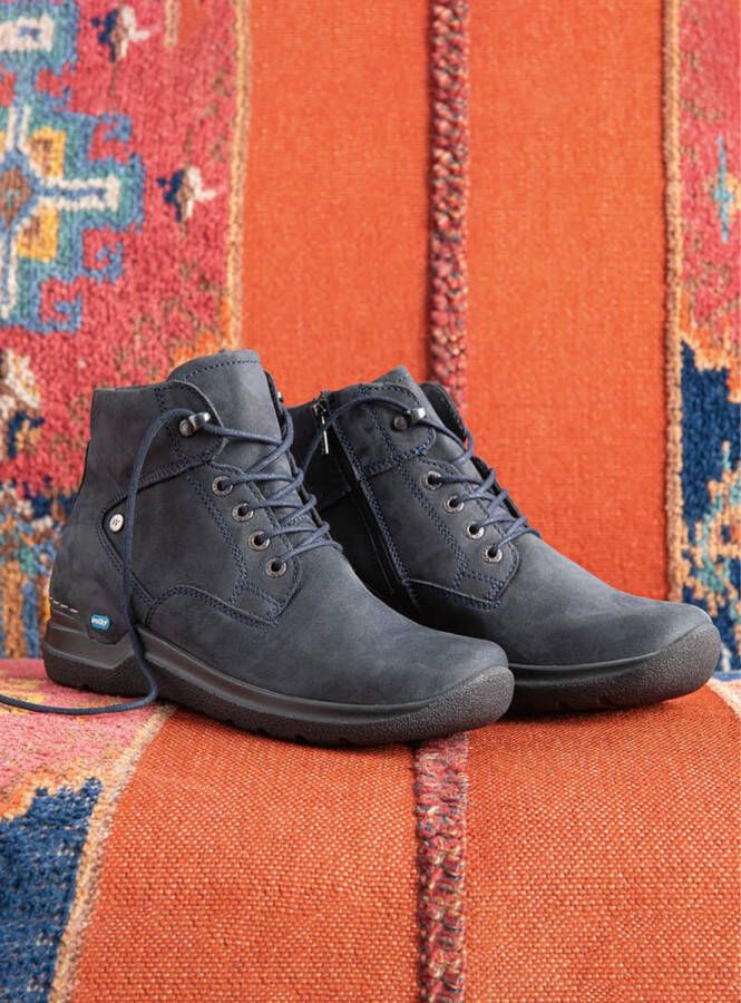 Wolky Veterschoenen Whynot blauw nubuck