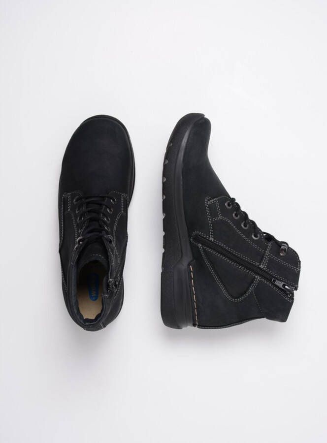 Wolky Veterschoenen Whynot zwart nubuck