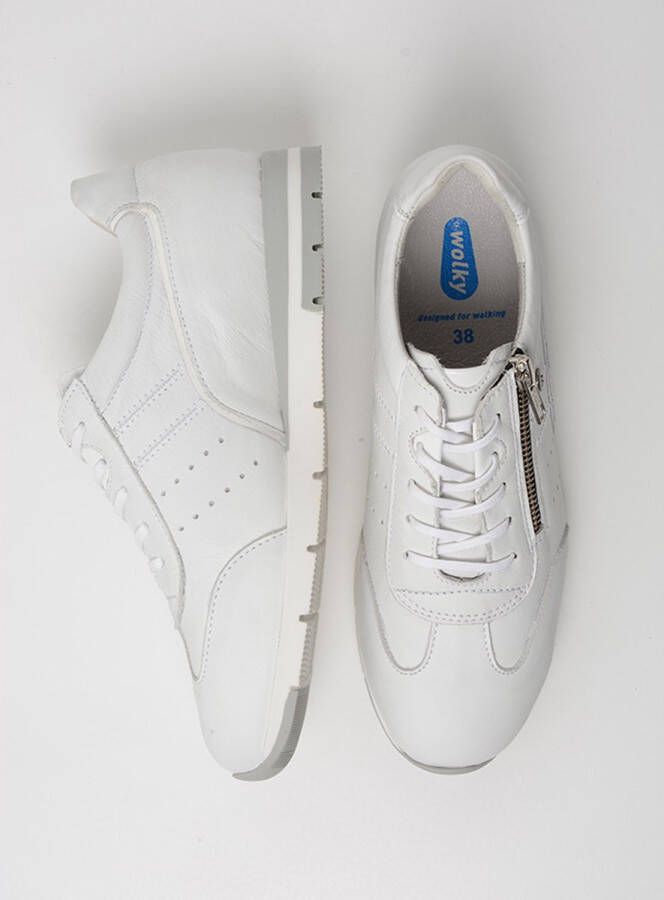 Wolky Veterschoenen Yell XW wit leer