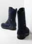 Wolky Hoge veterschoenen Zigzag blauw suede - Thumbnail 2