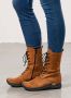 Wolky Zigzag Dames Veterboot 0661345 430 Cognac - Thumbnail 13