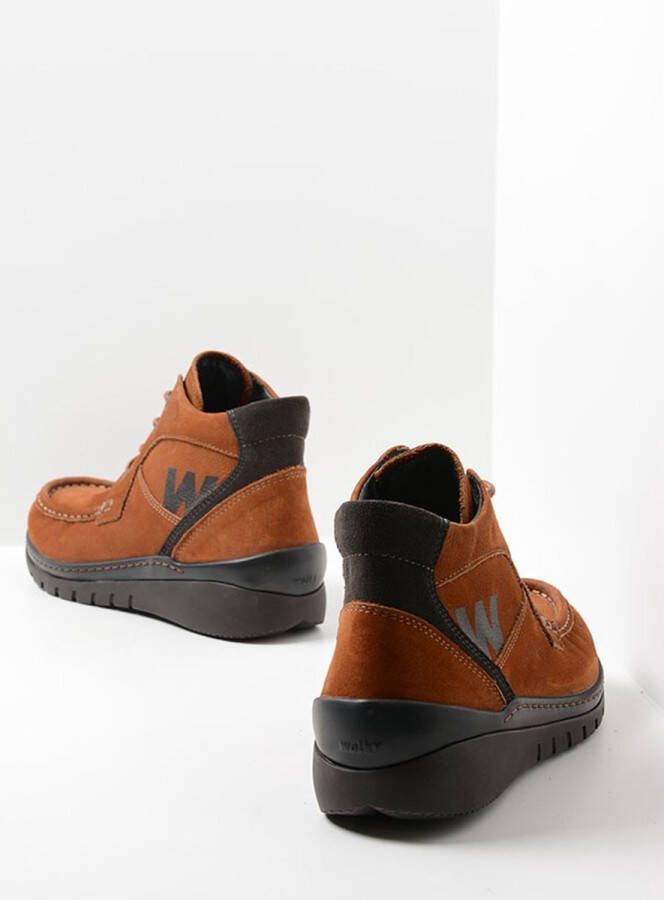 Wolky Veterschoenen Zoom cognac nubuck