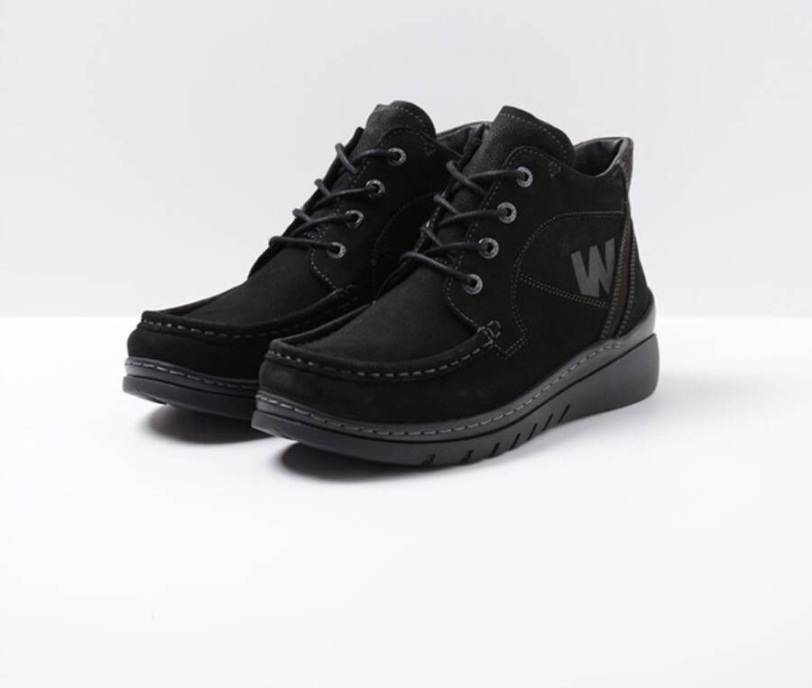 Wolky Dames Veterschoenen 0485024 000 Zoom Forest Zwart - Foto 7