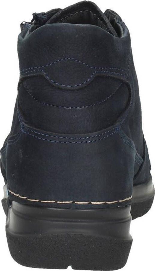 Wolky Why Veterschoenen Hoog Blauw