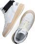 Womsh Ink High Hoge sneakers Leren Sneaker Heren Wit - Thumbnail 4