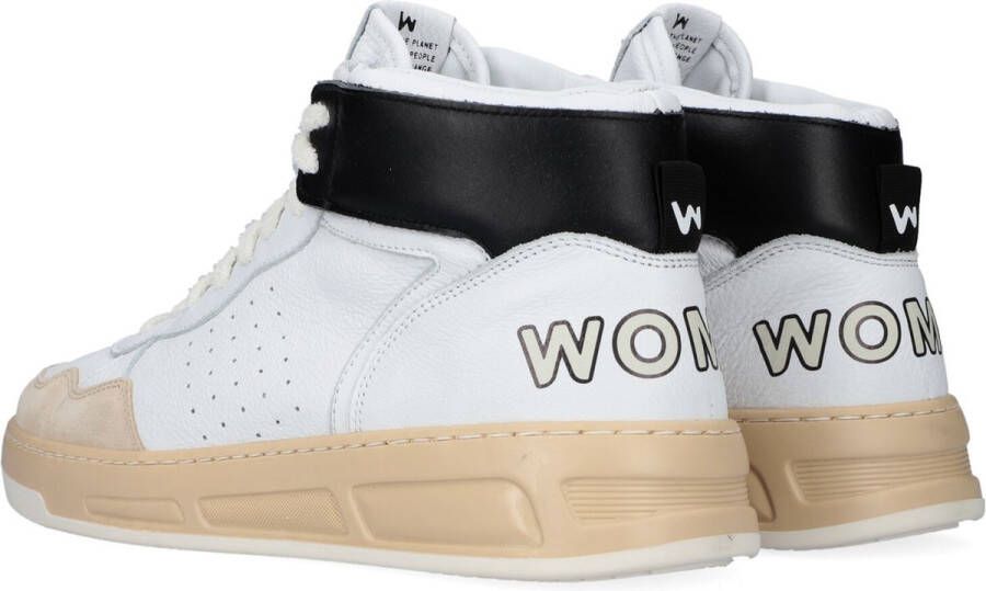 Womsh Ink High Hoge sneakers Leren Sneaker Heren Wit