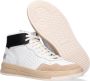 Womsh Ink High Hoge sneakers Leren Sneaker Heren Wit - Thumbnail 7