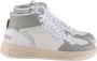 Womsh Super Hoge sneakers Leren Sneaker Dames Wit - Thumbnail 5