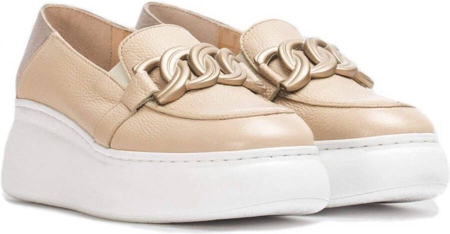 Wonders Begin dames moccasin beige