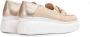 Wonders Tweekleurige leren sleehak moccasin Beige Dames - Thumbnail 3