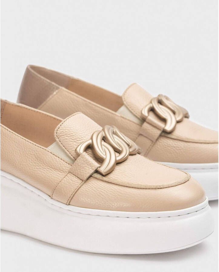 Wonders Begin dames moccasin beige