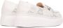 Wonders Tweekleurige leren sleehak moccasin Gray Dames - Thumbnail 2