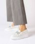 Wonders Tweekleurige leren sleehak moccasin Gray Dames - Thumbnail 3