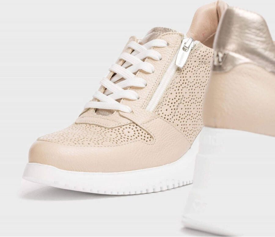 Wonders Change dames sneaker beige
