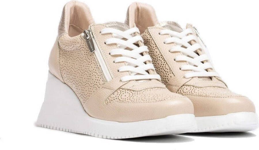 Wonders Change dames sneaker beige