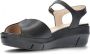 Wonders D-8272 dames sandaal zwart - Thumbnail 4