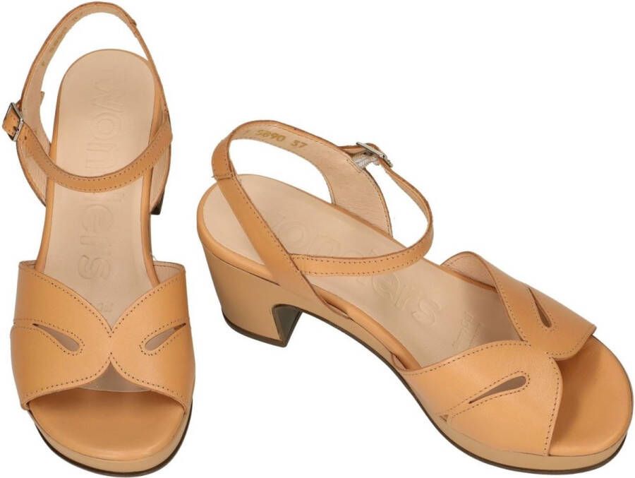 Wonders -Dames beige sandalen