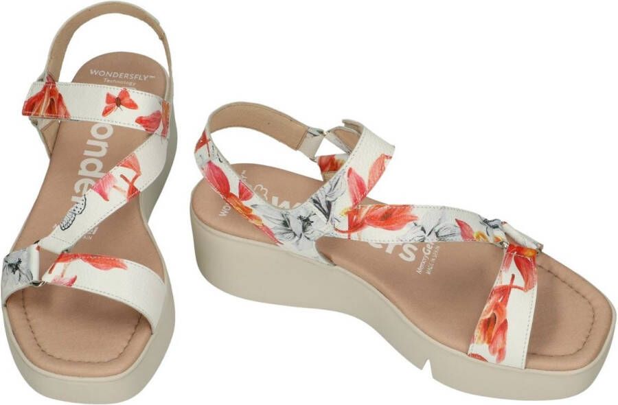 Wonders -Dames off-white-crÈme-ivoor sandalen