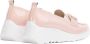 Wonders Gestructureerde leren mocassin met linkversiering Pink Dames - Thumbnail 11
