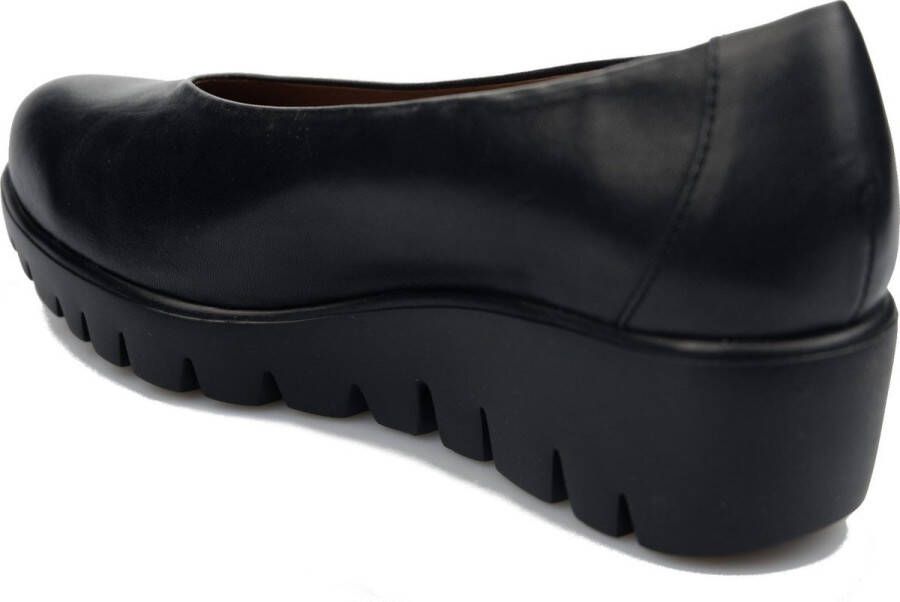 Wonders Fly dames instapper zwart