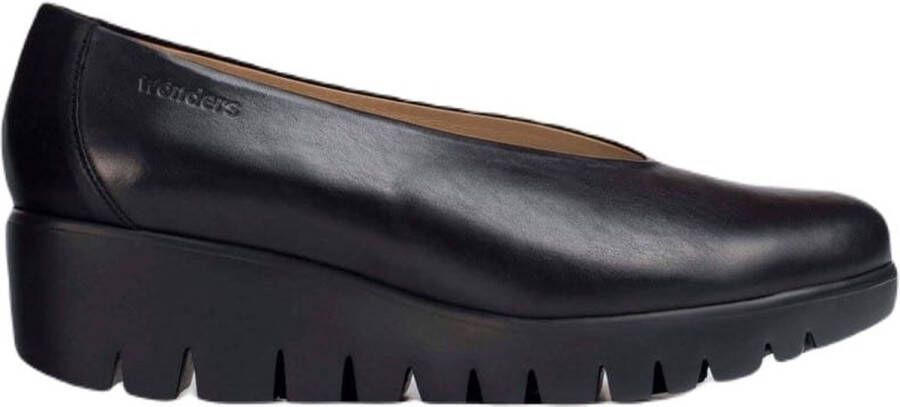 Wonders Fly dames instapper zwart