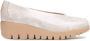 Wonders Trendy Tie Dye Leren Mocassins voor Dames Beige Dames - Thumbnail 13