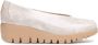 Wonders Trendy Tie Dye Leren Mocassins voor Dames Beige Dames - Thumbnail 2