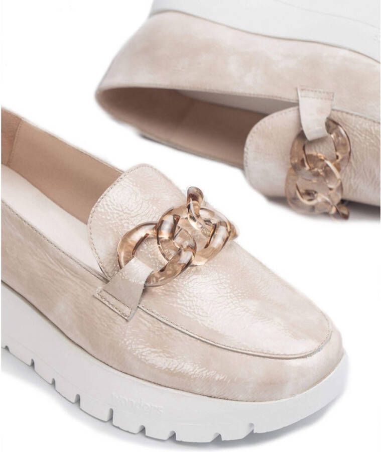 Wonders Iris Tie Dye Patent Leren Moccasin Beige Dames - Foto 3