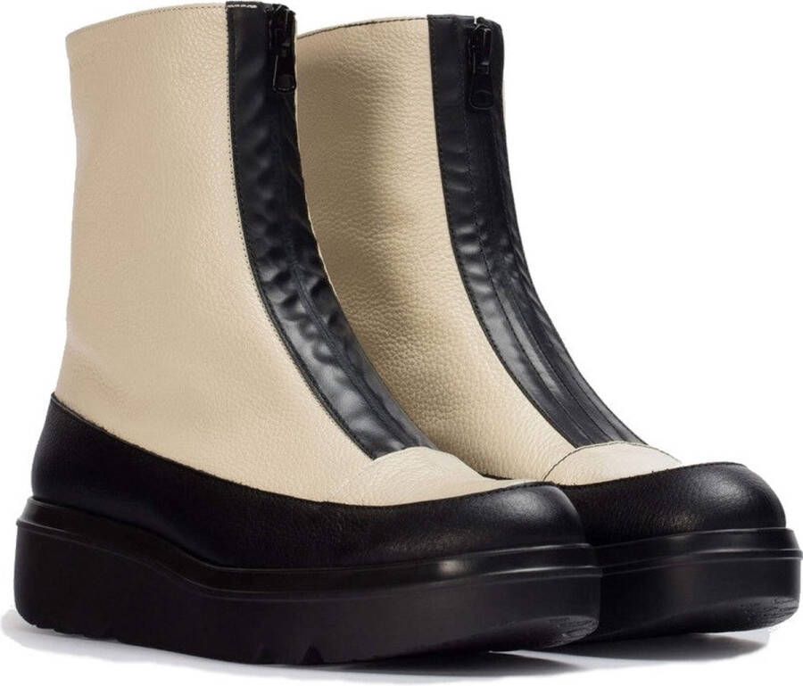 Wonders Botín Livia crema Color: Negro Beige Dames - Foto 3
