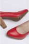 Wonders Elegante bruine leren pump Red Dames - Thumbnail 2