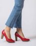 Wonders Elegante bruine leren pump Red Dames - Thumbnail 4