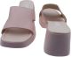 Wonders Leren sandaal met pastelprint Pink Dames - Thumbnail 3