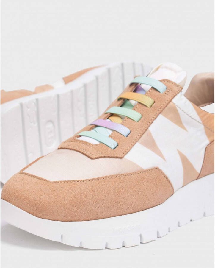 Wonders Odisei dames sneaker beige