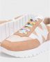 Wonders Odisei Urban Sneaker met MemoryGel Binnenzool Beige Dames - Thumbnail 3