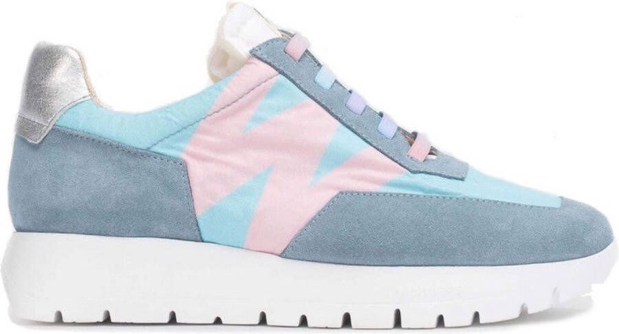 Wonders Odisei dames sneaker blauw