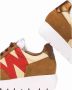 Wonders Odisei Dames Sneaker met Fris Logo Detail Brown Dames - Thumbnail 2